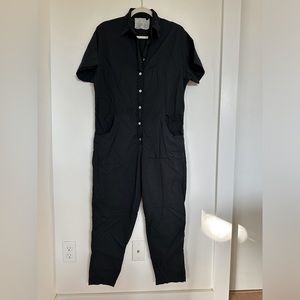 Acacia jumpsuit, black, 100% cotton.